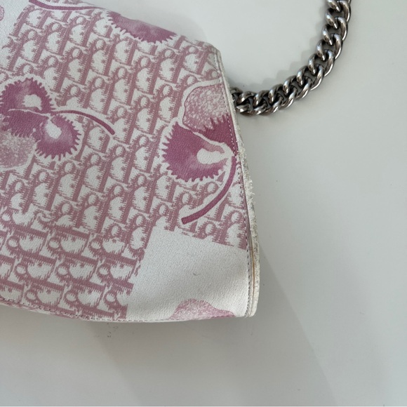 DIOR Pink Cherry Blossom Shoulder Bag / DIOR Pink Floral Shoulder Bag - Picture 11 of 12